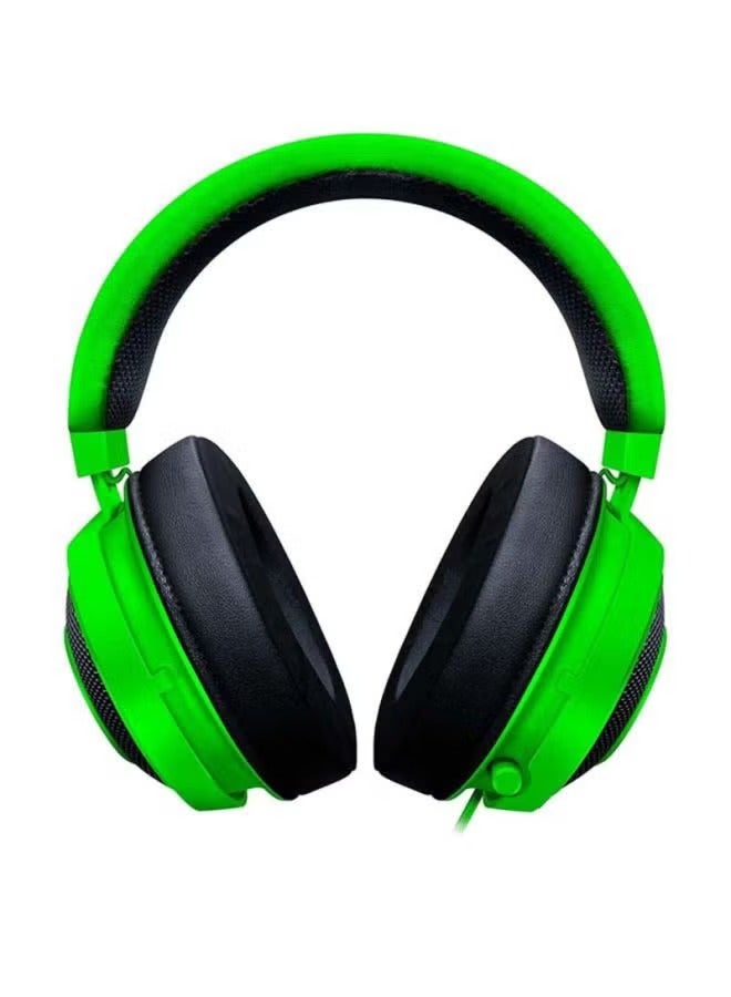 Kraken Gaming Headset: Lightweight Aluminum Frame, Retractable Noise Isolating Microphone, For PC, PS4, PS5, Switch, Xbox One, Xbox Series X & S, Mobile, 3.5 mm Audio Jack – Green