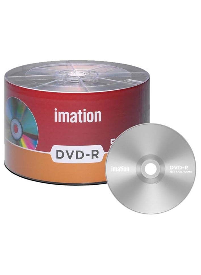 Imation DVD-R 16X 4.7GB/120Min Blank Media Recordable 50 Pack