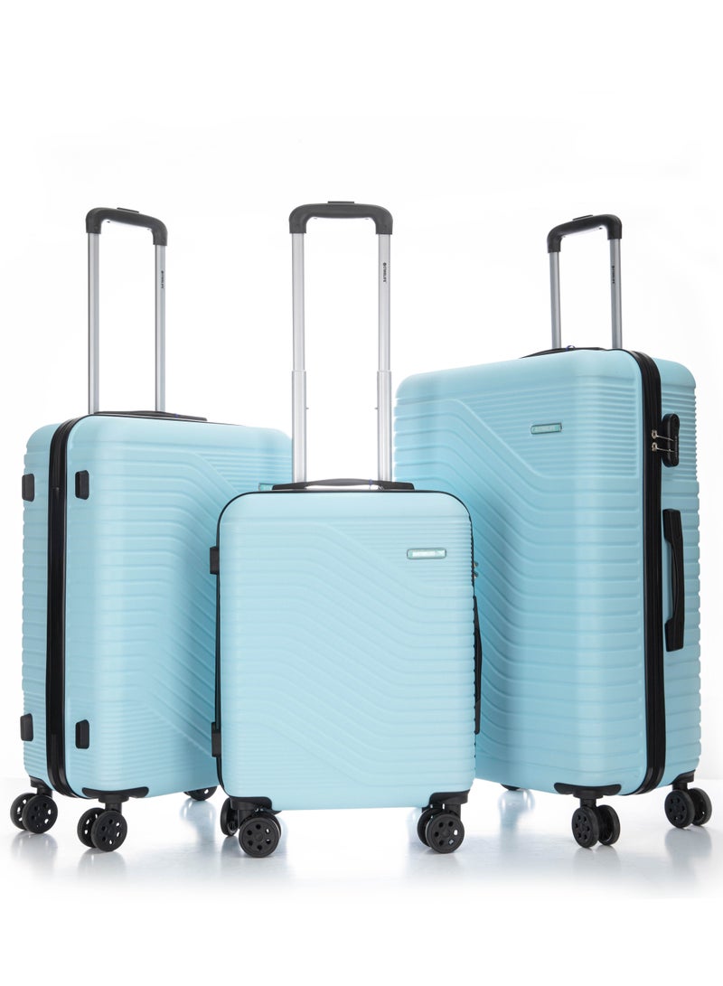 Hard Case Travel Luggage Set 3Pcs With Spinner Wheels 20/24/28 Inches