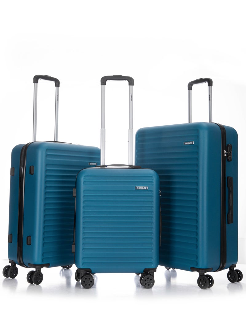 Hard Case Travel Luggage Set 3Pcs With Spinner Wheels 20/24/28 Inches