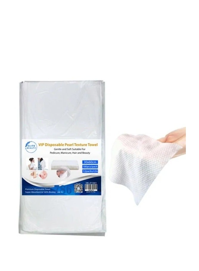 Elite Manicure / Pedicure Disposable Pearl Texture Towel 30cm x 60cm 180pcs / pack