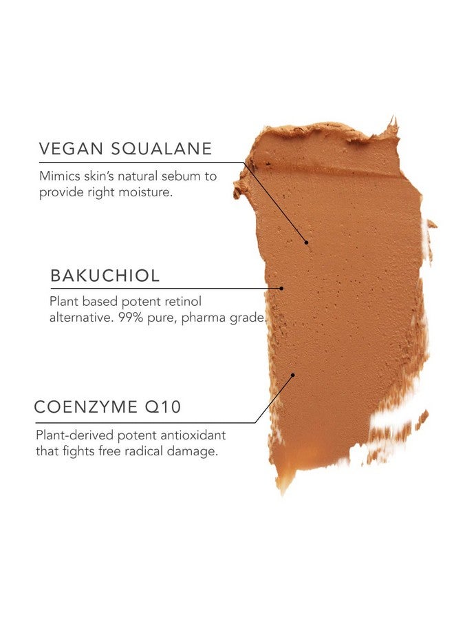 High Coverage Concealer For Face Makeup, Lightweight & Breathable Silicone Free 100% Vegan Make Up, Creaseless Finish | Pro Concealer With Bakuchiol | Mocha, Natural, Powder