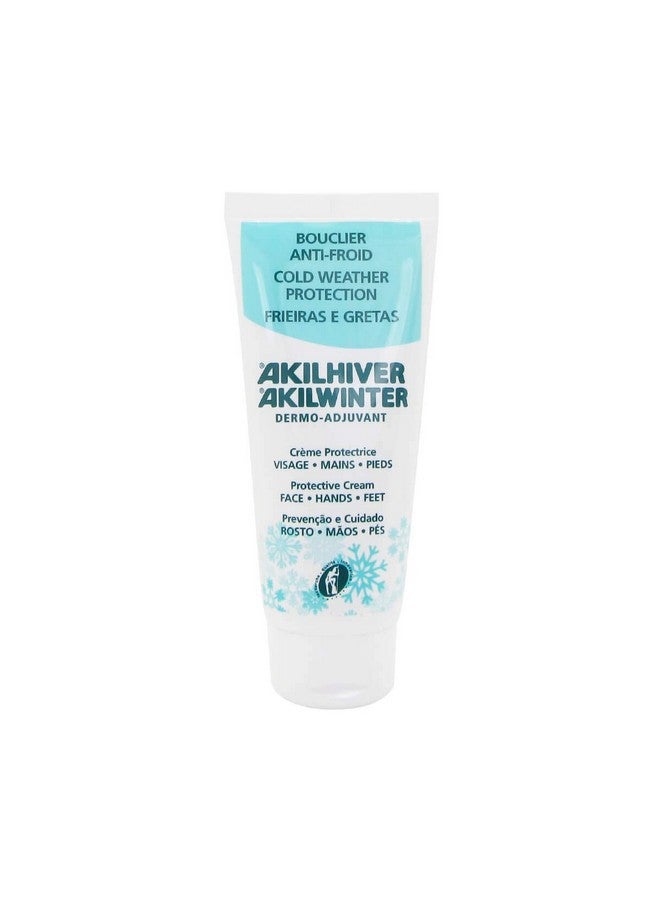 Akilwinter Protective Cold Weather Cream For Face Hands & Feet: Prevents Chilblains Frostbites And Cracks Soothes Itchy Dry Skin Suitable For Skin & Family Use (3.4 Fl Oz)