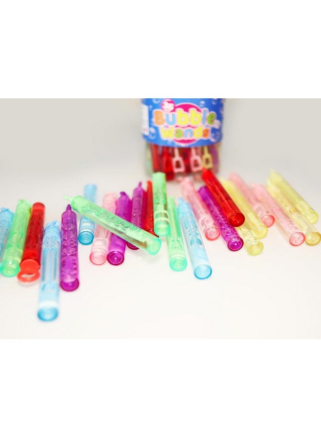 36 Pcs Mini Bubble Wands 6 Colors Party Favors Outdoor Christmas Bubble Blower For Kids Bubble Blaster Party Favors Easter Birthday