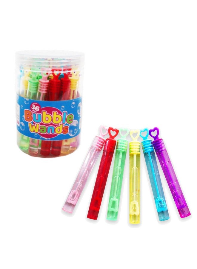 36 Pcs Mini Bubble Wands 6 Colors Party Favors Outdoor Christmas Bubble Blower For Kids Bubble Blaster Party Favors Easter Birthday