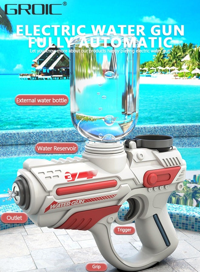 Electric Water Gun Toys for Kids, Automatic Squirt Guns Toy for Summer Fun - High Capacity, 12M Range - Ideal for Pool Parties, Beach &Outdoor Activities, Electric Super Automatic Burst Blaster