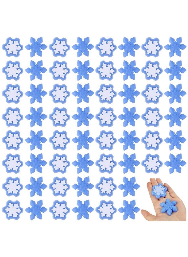 60Pcs Christmas Snowflake Fidget Toys Winter Fidget Toy Winter Stress Relief Toys For Christmas Decorations Christmas Party Favors