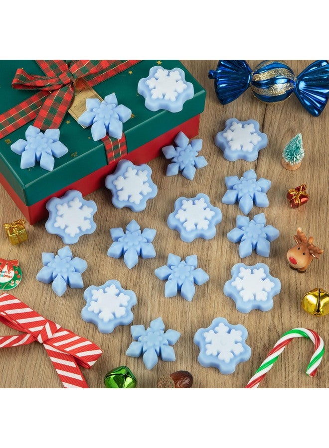 60Pcs Christmas Snowflake Fidget Toys Winter Fidget Toy Winter Stress Relief Toys For Christmas Decorations Christmas Party Favors