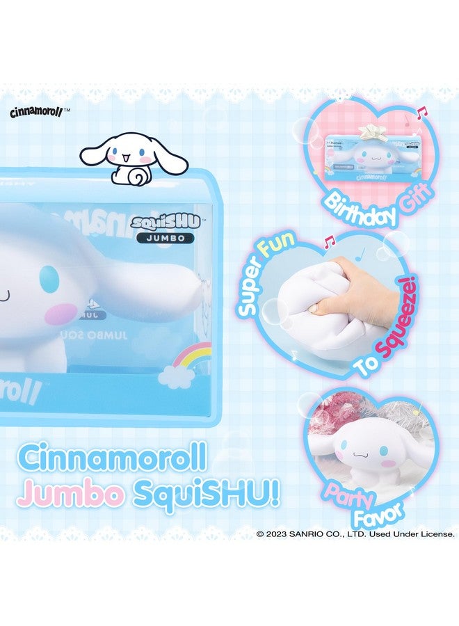 Sanrio Hello Kitty And Friends Cinnamoroll Jumbo Squishy Toy Slow Rising Cute Squishu Sweet Cotton Candy Scented Birthday Gift Bags, Party Favors, Gift Basket Filler, Stress Relief