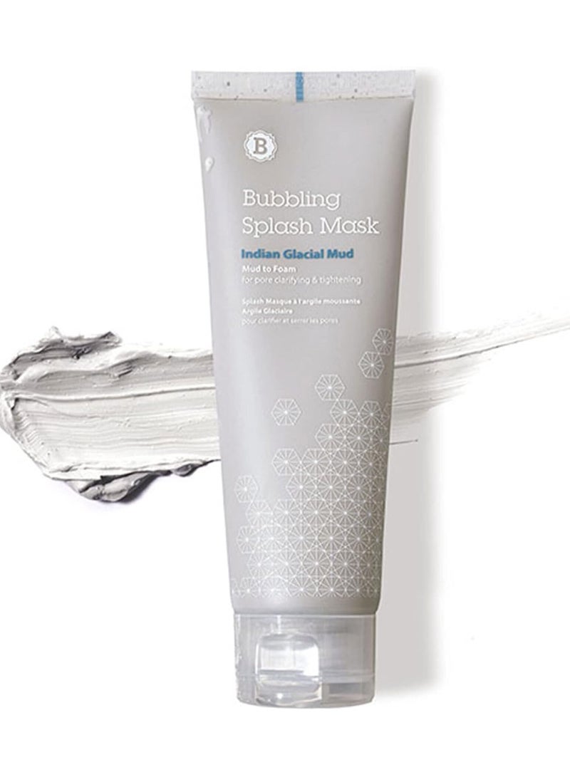 Blithe Bubbling Splash Mask Indian Glacial Mud, 120 ml - Deep Foam Pore Cleansing Mud Bubble Mask, K Beauty Exfoliating, Dead Skin Removal, Korean Skincare Nourishing and Revitalizing Foam Mask