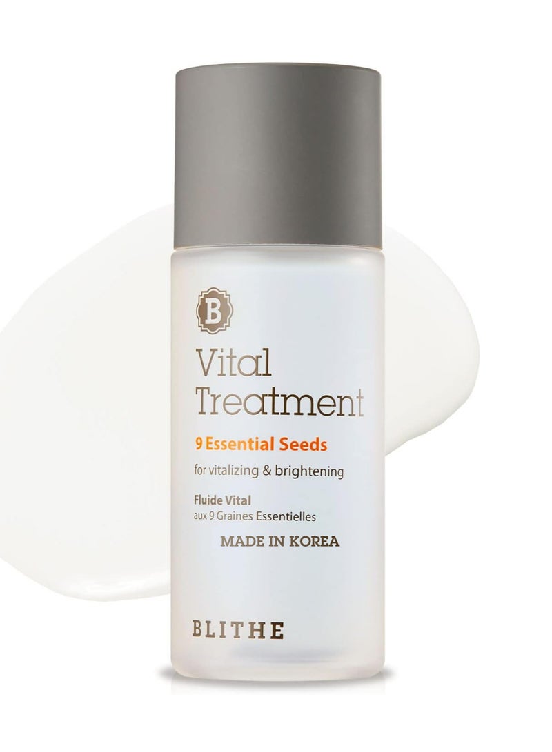 Blithe Vital Treatment 9 Essential Seeds, 54 ml - Korean Skincare, Hydrating Essence, Nourishing and Revitalizing  K Beauty, Moistruising, Improving Skin Radiance, for All Skin Types