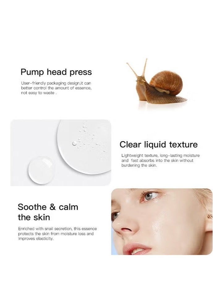 Advanced Snail 96 Mucin Power Essence | Replenishes Nutrients, Softens Cuticles, Reduces Pores & Acne Scars, Soothes and Repairs Skin | 100ml