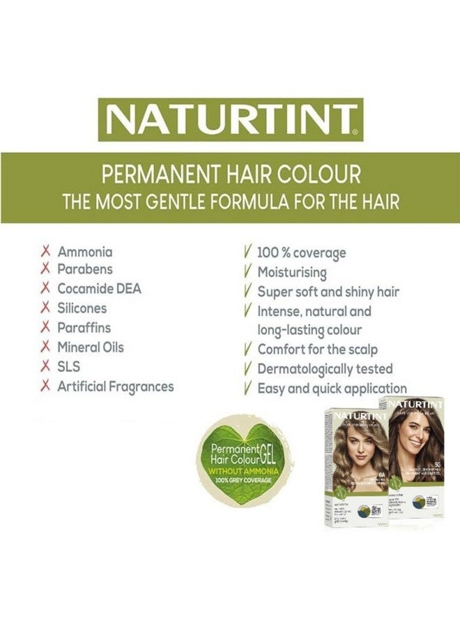 Permanent Hair Colour Burgundy 3Nv | Grey Coverage Long Lasting Hair Colour 92% Natural Ingredients | Usda Certified | Ammonia Free Vegan Hair Color Gel - 3Nv Deep Radiant Red 170 Ml