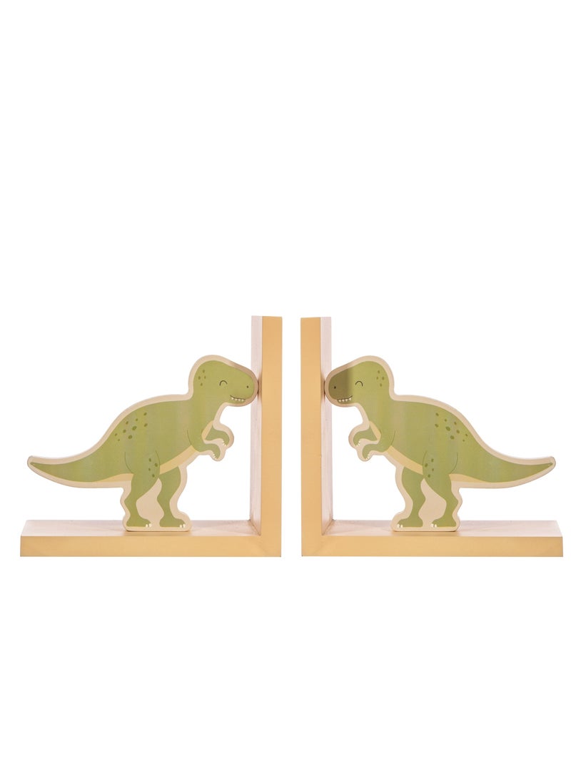 T Rex Green Bookends