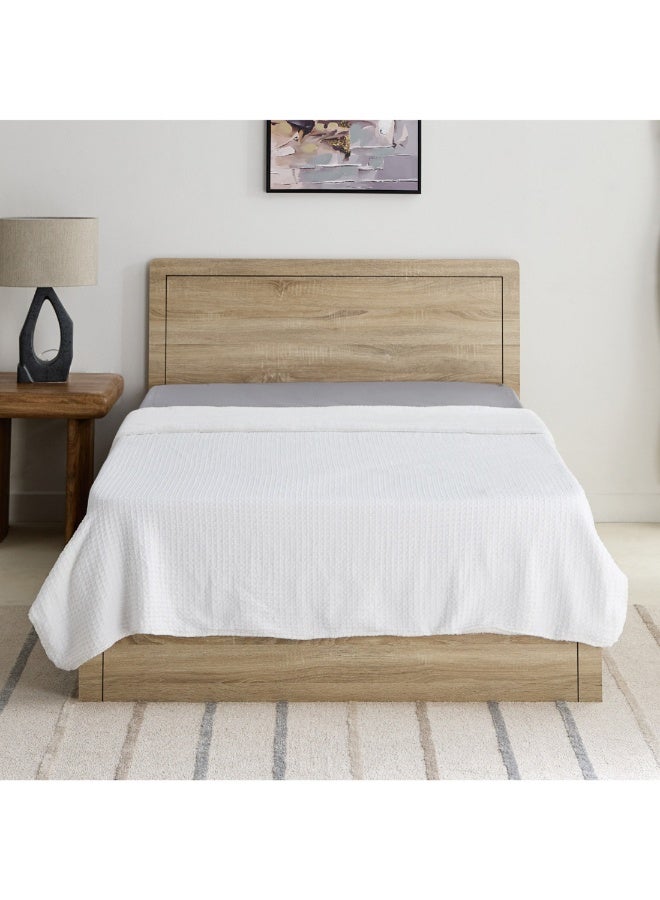 Serene Waffle Double Layer Twin Blanket 150 X 200 Cm