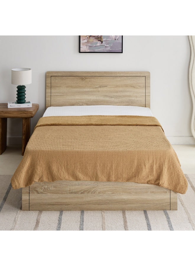 Serene Waffle Double Layer Twin Blanket 150 X 200 Cm