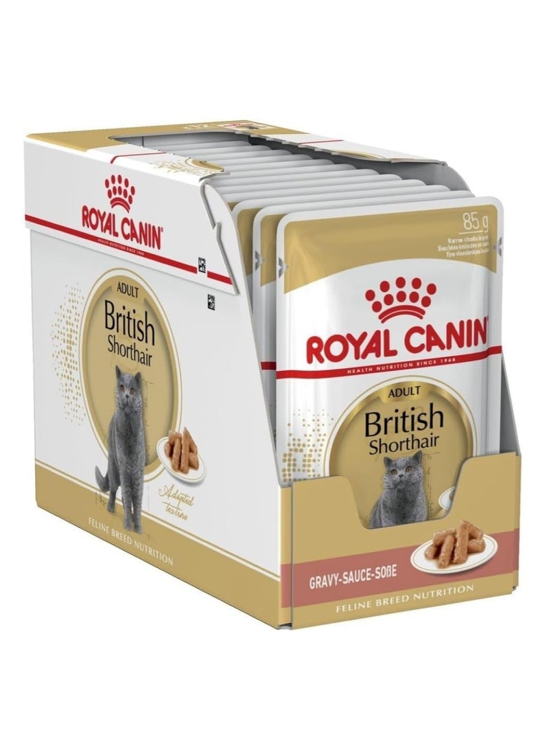 Feline Breed Nutrition British Shorthair WET FOOD - Pouches