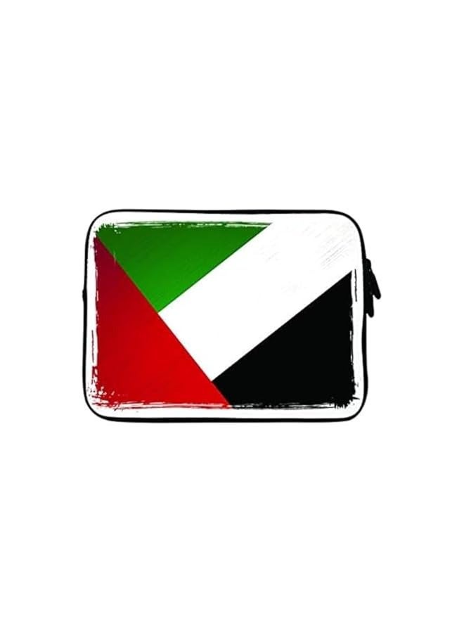 15-inch Laptop Sleeve Bag with Shoulder Strap Compatible for Macbook Pro, for Macbook Air 13 inch / 14-inch Notebook Laptops - Flag of UAE