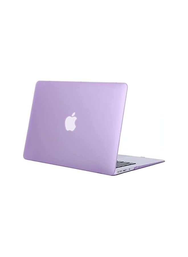 Slim Plastic Matte Hard Cover Compatible with MacBook Air 13in (Purple)