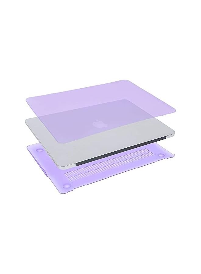 Slim Plastic Matte Hard Cover Compatible with MacBook Air 13in (Purple)