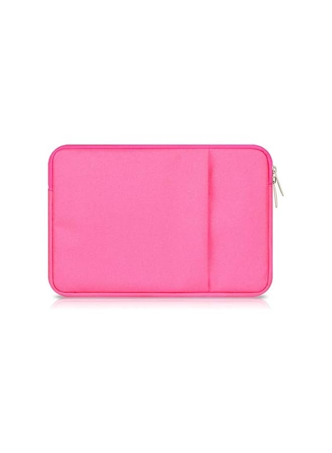 Shockproof Fabric Laptop Sleeve Case for MacBook/Laptop/Notebook (13 Inch, Pink)