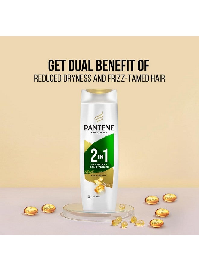 Advanced Hairfall Solution, 2In1 Anti-Hairfall Silky Smooth Shampoo & Conditioner For Women, 340Ml