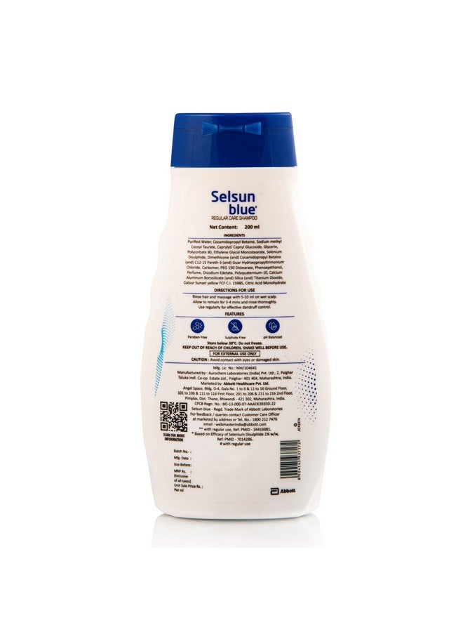 Regular Care Shampoo, 200 Ml, Helps Control Dandruff