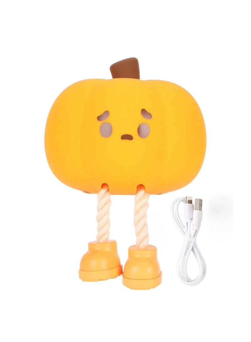 Pumpkin Light For Kids, Halloween Battery Operated Silicone Night Light With Timer And 3 Modes, Halloween Pumpkin Night Light, Halloween Decorations, Party Favors For Bedroom And Living Room