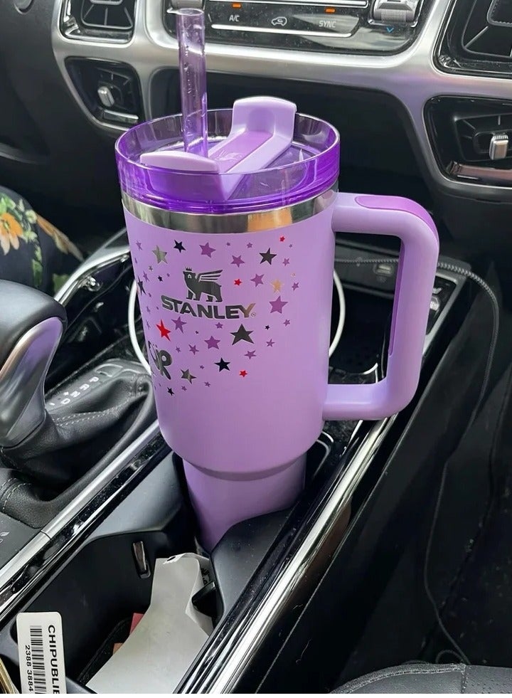 Olivia Rodrigo X Limited Edition Stanley Cup 400z Quencher H2.0 Flowstate Tumbler – SS Vacuum Insulated Cup with Reusable Lid and Straw for Water, lced Tea, Coffee & Smoothies - Perfect Gift ldea