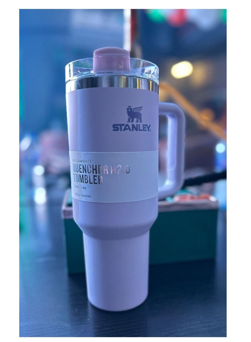 STANLEY The Quencher H2.0 FlowState Tumbler (Soft Matte) | 40 OZ Orchid