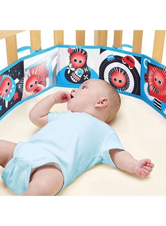 Yookidoo First Soft Cloth Baby Book - Lights and Music (0 to 12 Months). Essential Toy for Infant and Newborn's Playmats Promotes Sensory Development and Tummy-Time Training