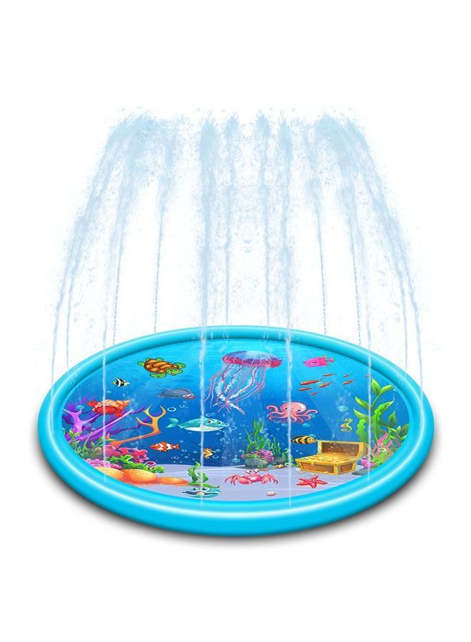 Inflatable Jellyfish Water Baby Play Mat PVC For Education Toy