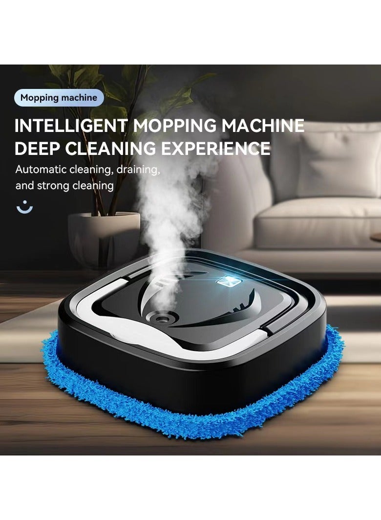 Dry and wet dual robot automatic charging, cleaning, and humidification mop black