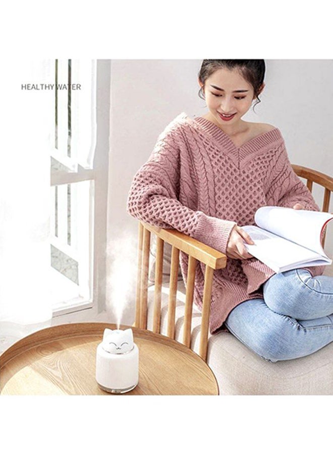 Cat Shaped Ultrasonic Mist Diffuser White