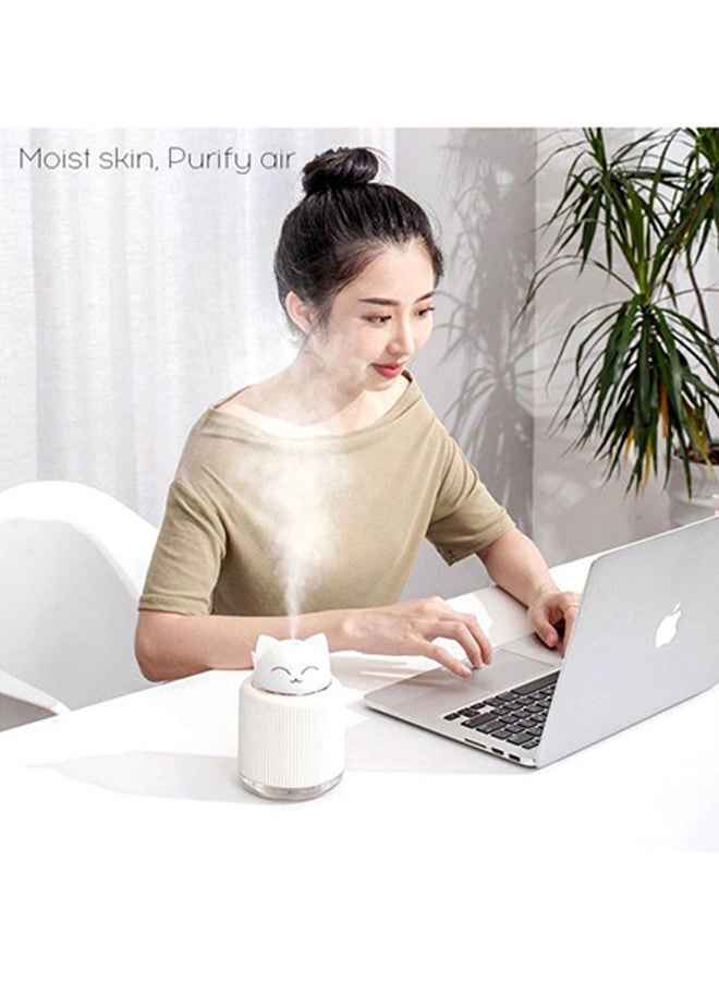 Cat Shaped Ultrasonic Mist Diffuser White