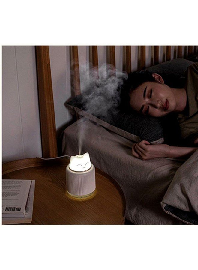 Cat Shaped Ultrasonic Mist Diffuser White