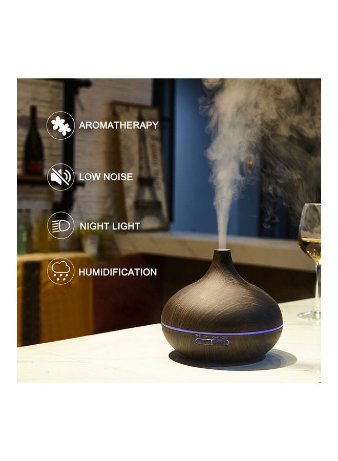 Aromatherapy Diffuser and Cool Mist Humidifier Dark Brown