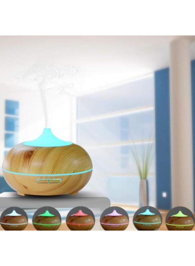 Wood Aroma Humidifier Light Brown
