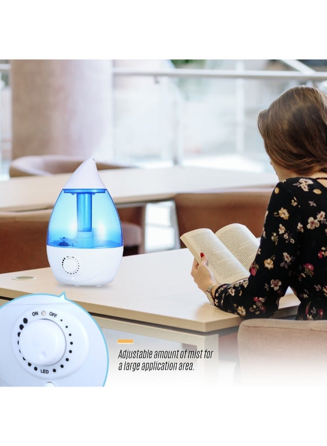 Cool Mist Humidifier Blue/White 27cm