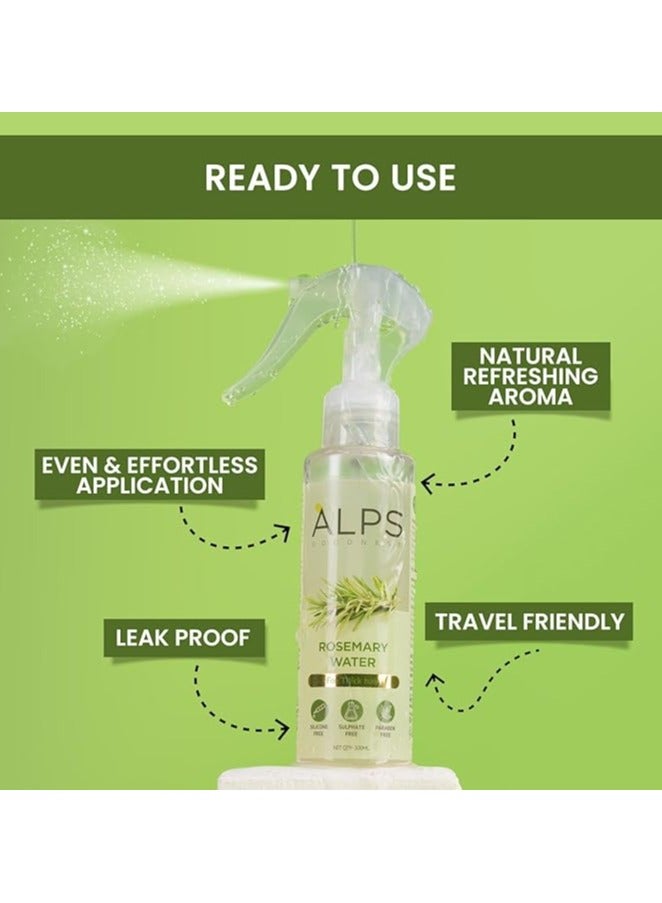 Alps Goodness Rosemary Hair Mist 100ml | Refreshing Herbal Water | Multipurpose Mist