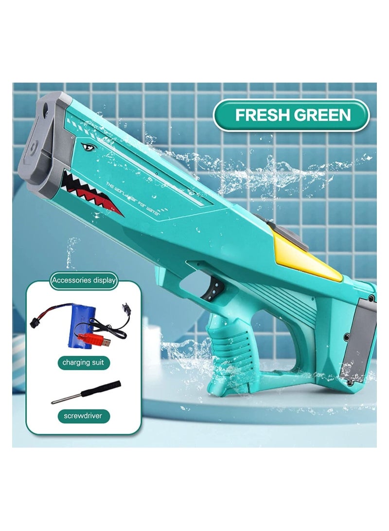 Electric Water Gun for Kids,Automatic Water Absorption Water Blaster,High Capacity Automatic Squirt Guns,Powerful Water Toy Guns for Swimming Pool,Automatic Continuous Firing Electric Water Gun