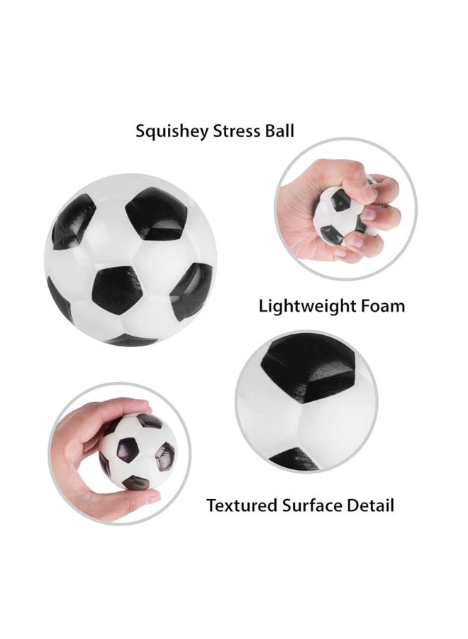 Super Z Outlet Mini Foam Sports Balls 24 Pack for Kids Adults Mini Baseball Football Basketball Soccer Stress Toy Game Party Decoration