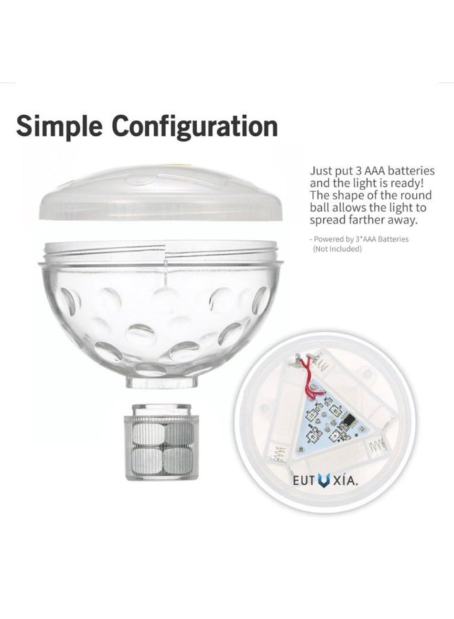 Floating Pool Light for Pool Party Decor or Pond DÃ©cor, Hot Tub Light, Glow Bath Toys with Colorful Lights