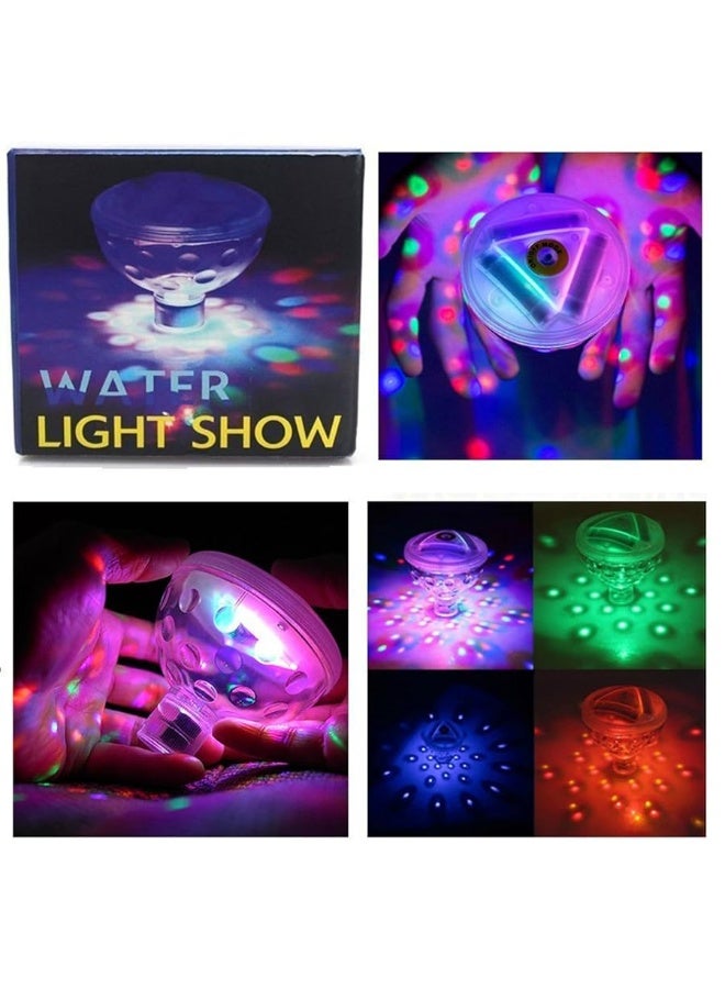 Floating Pool Light for Pool Party Decor or Pond DÃ©cor, Hot Tub Light, Glow Bath Toys with Colorful Lights