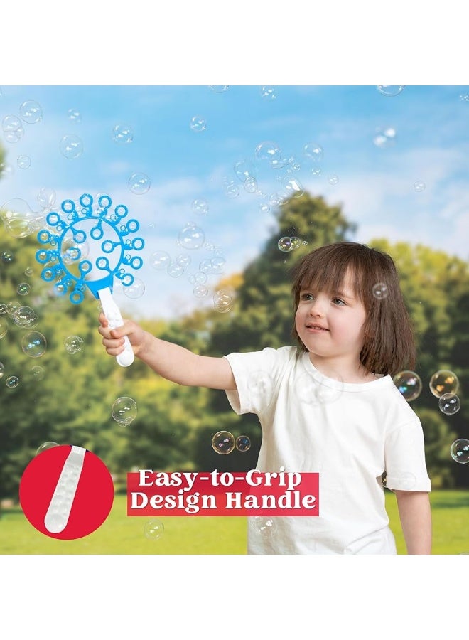 JOYIN Big Bubble Wands Set, Giant Bubble Wand Toys with Tray Bulk, Large Bubble Maker for Kids Adults, Summer Toys, Birthday Party Favors, Outdoor Activities, Easter Basket Stuffers