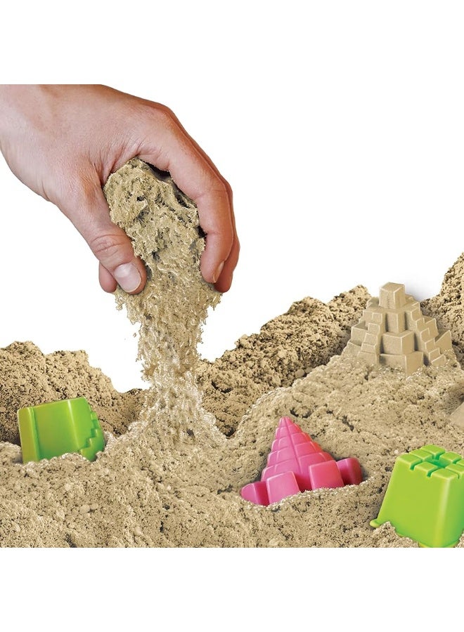 NATIONAL GEOGRAPHIC Play Sand - 12 Lbs. of Natural Sand with Castle Molds - A Fun Sensory Activity