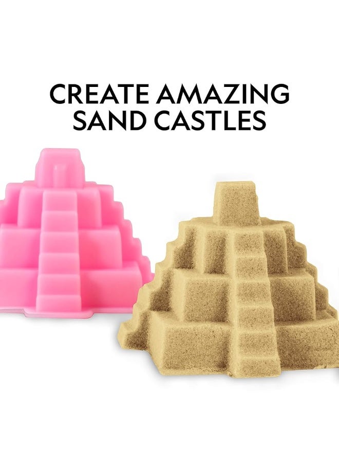 NATIONAL GEOGRAPHIC Play Sand - 12 Lbs. of Natural Sand with Castle Molds - A Fun Sensory Activity