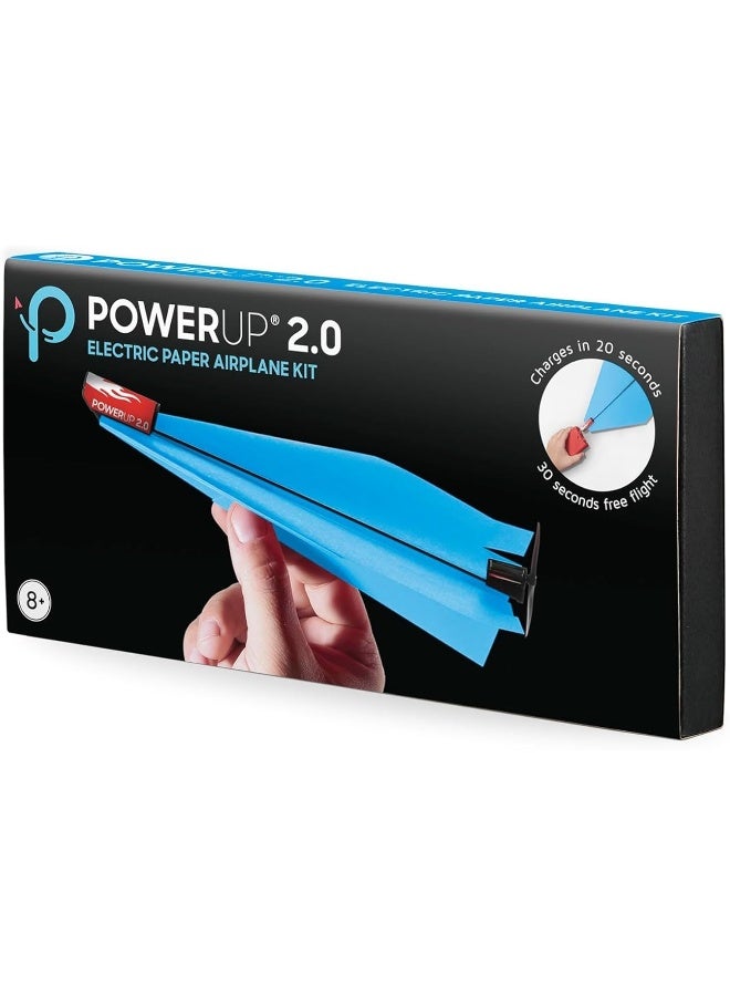 POWERUP 2.0 New Paper Airplane Conversion Kit | Electric Motor for DIY Paper Planes | Fly Longer and Farther | Perfect for Kids & Adults | Ready to Use Aeroplane Engine Kits