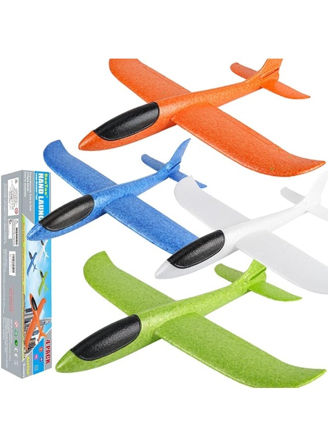 BooTaa 4 Pack Airplane/Flying Toys, 17.5