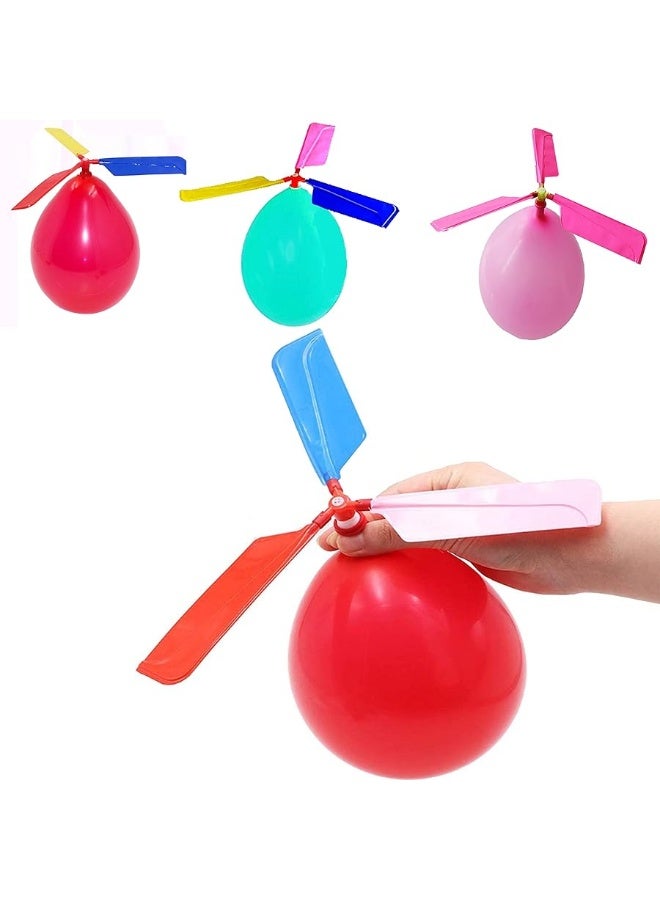 Kids Toy Balloon Helicopter (12 pack) Children's Day Gift Party Favor easter basket, stocking stuffer or birthday! Flying Toys for Boys and Girls - Outdoor Sport Toy for 7 8 9 10 Year Old